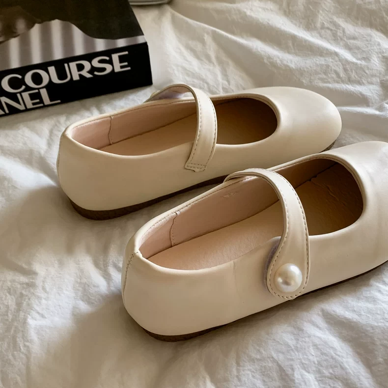 甜妹系列~敲好看！温柔仙女风玛丽珍鞋新款少女浅口单鞋晚晚鞋子