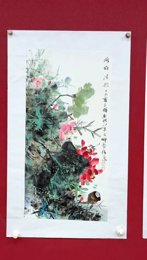 国画国画绘画山水花鸟
