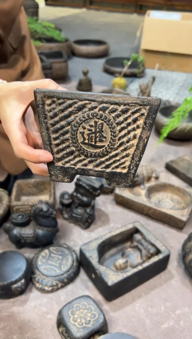 陶土【火山泥】日进斗金盆