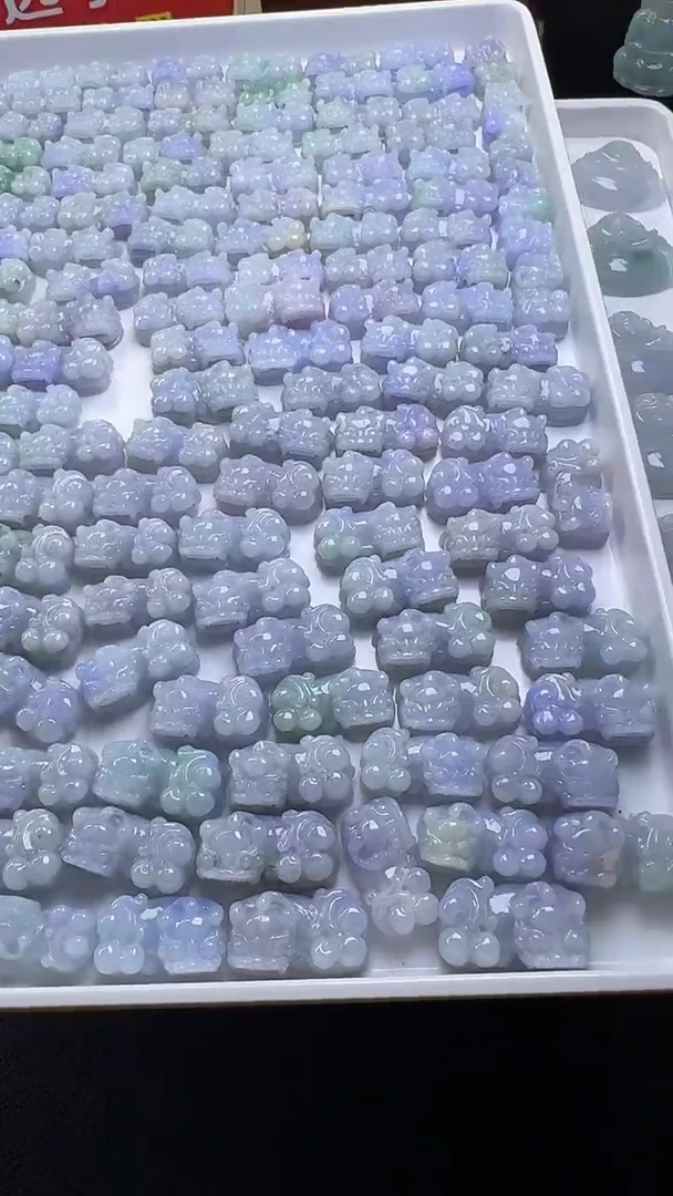 颈饰未镶嵌翡翠貔貅多样性发一件