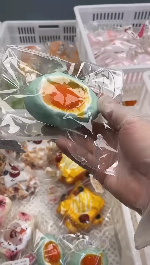 硅胶咸鸭蛋可塑硅胶捏捏