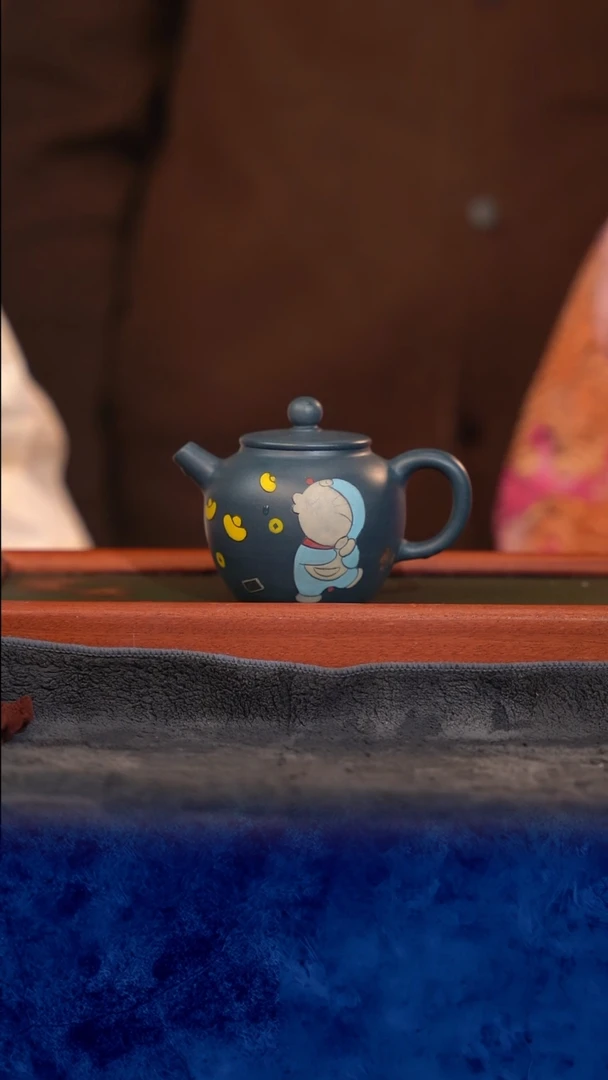 紫砂 宜兴紫砂 TZP  墨绿 巨轮