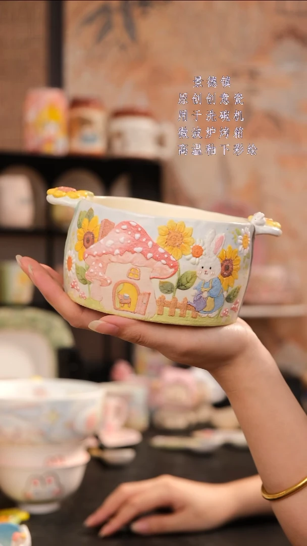 摆件旺的可以陶瓷设计款