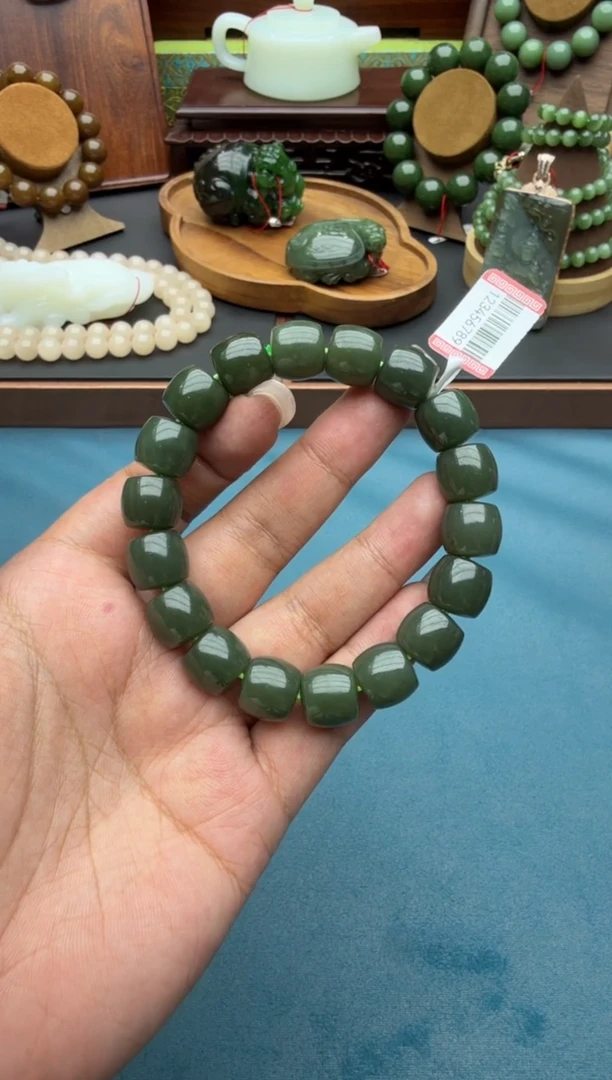 未镶嵌手串和田玉szq12