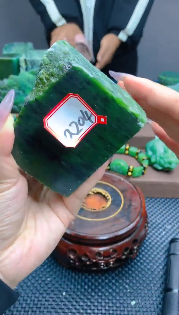 【闪购商品】和田玉（碧玉）珠宝半成品未镶嵌1