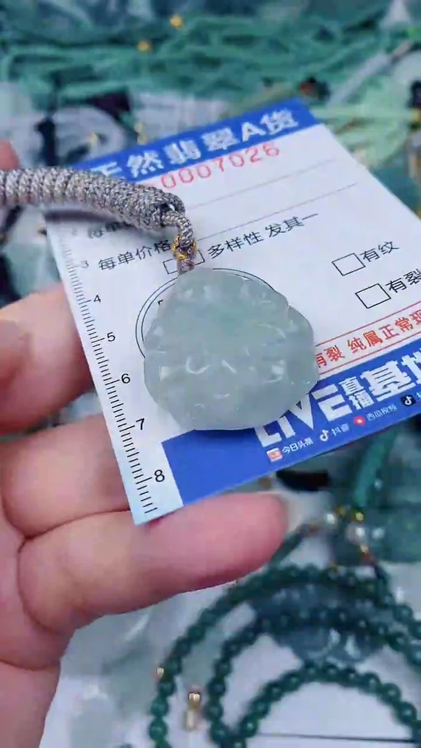 翡翠未镶嵌颈饰00007026