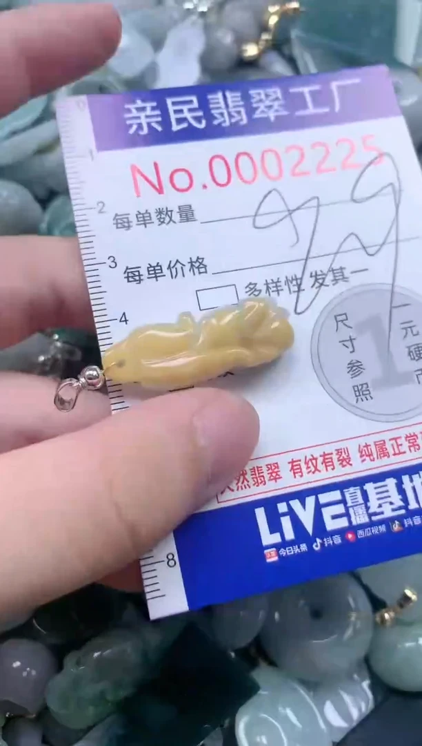 翡翠未镶嵌吊坠(不含链)2225