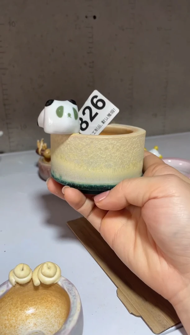 瓷片836知木小芳花盆