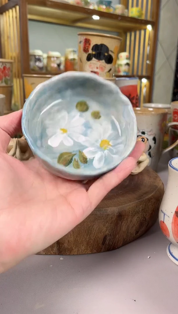 【闪购商品】瓷片景德镇手绘高温釉下彩陶瓷