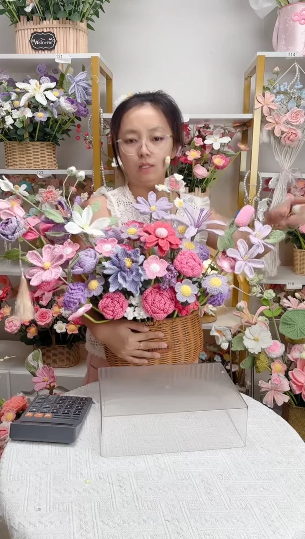 纯手工毛线花定制款