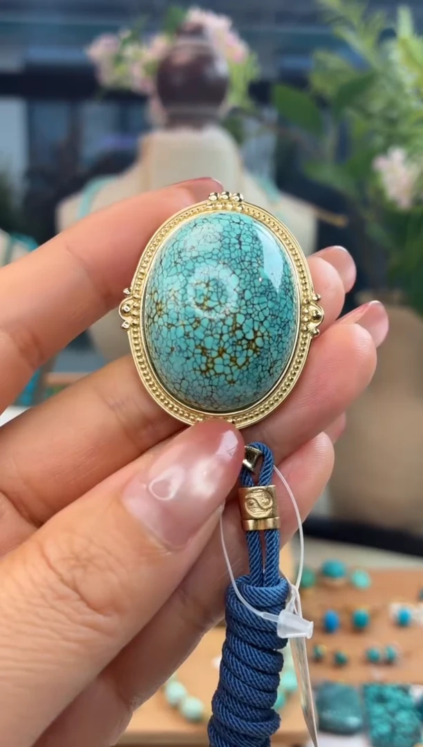 合金绿松石吊坠(不含链)1