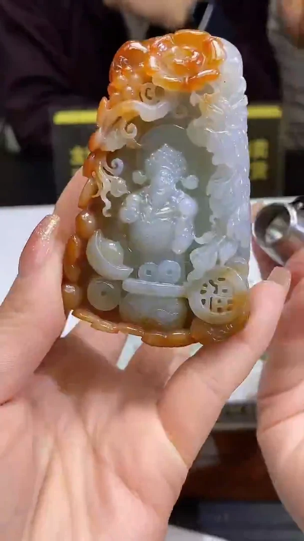 未镶嵌定制翡翠08/0103/W财神