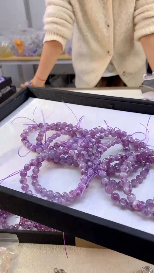 【闪购商品】石英质玉手串未镶嵌023/多样性发其一/卡7