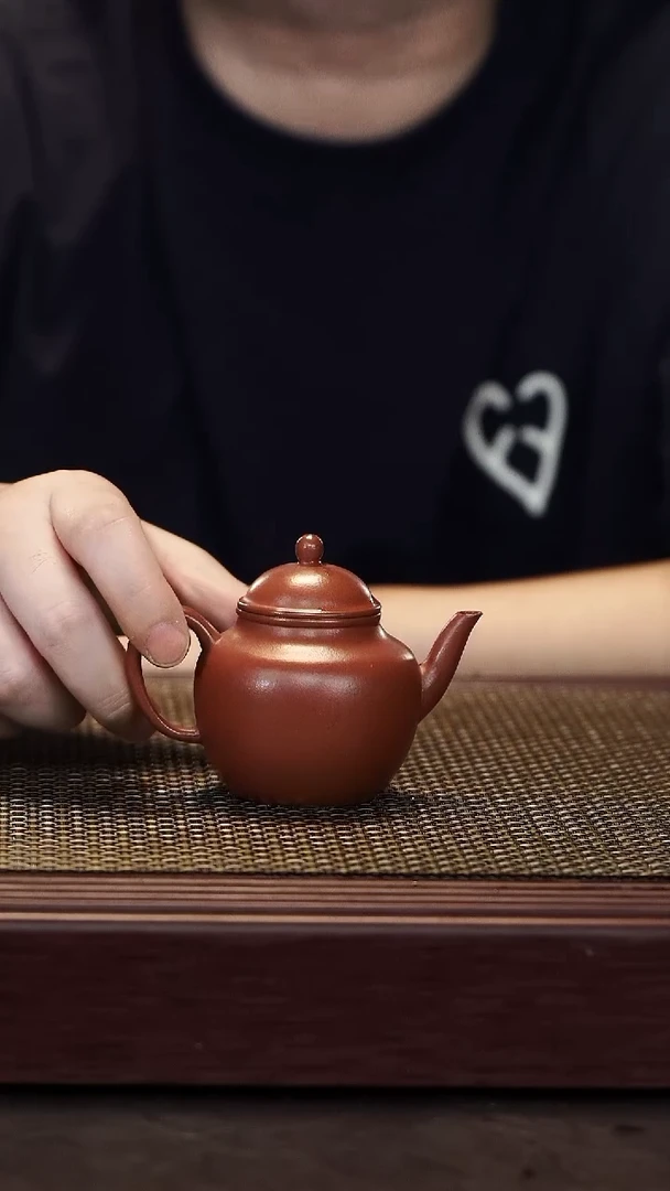 茶壶紫砂【润石堂】精品 朱泥 120cc