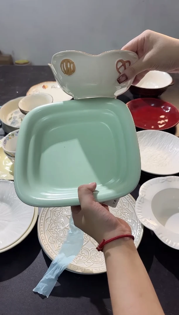 陶直播正品绿方+面包碗