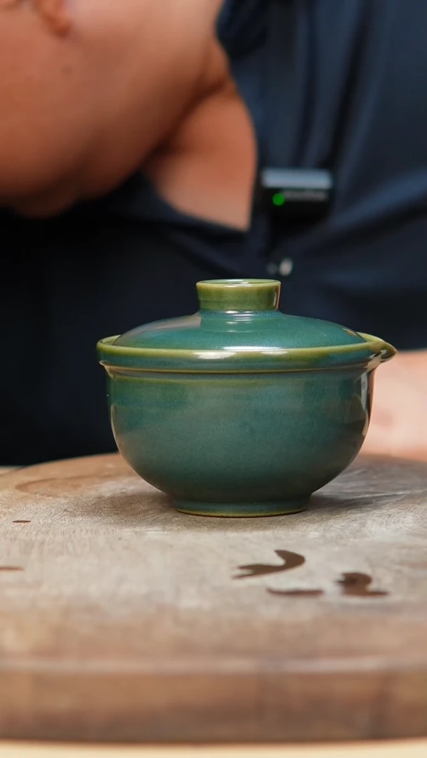 【郑在说瓷】钧瓷作品—手抓盖碗
