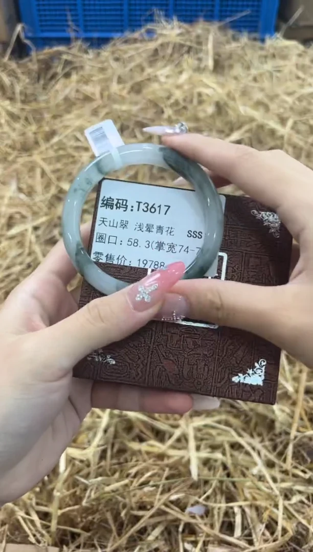 未镶嵌手镯石英质玉T3617