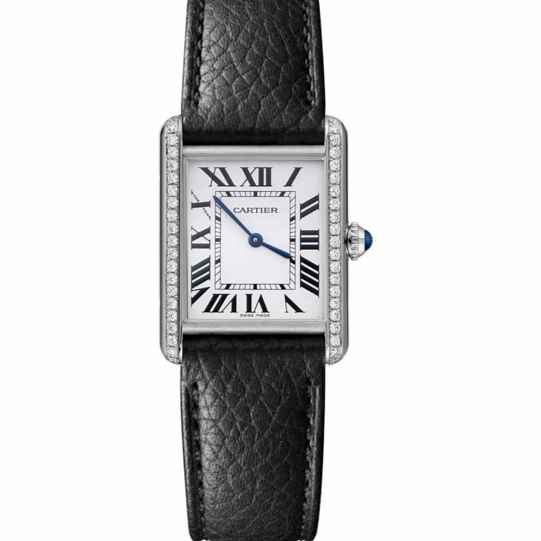 99新 Cartier/卡地亚 坦克系列WSTA0030石英小号后钻