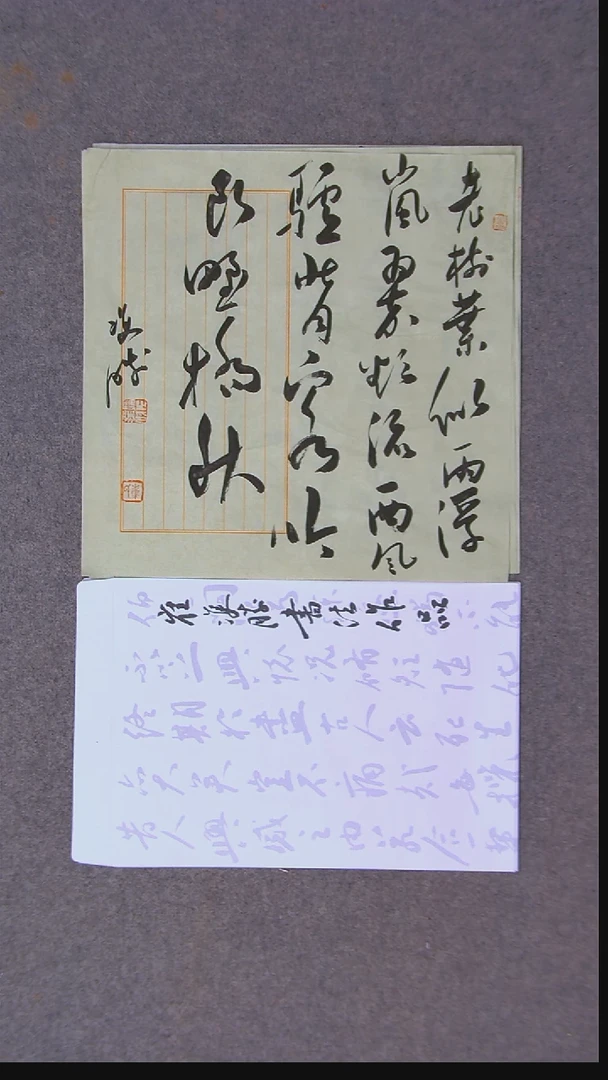 书法崔双胜 第三届草书优秀奖作者 定西人34*34尺寸 大漏 带信封