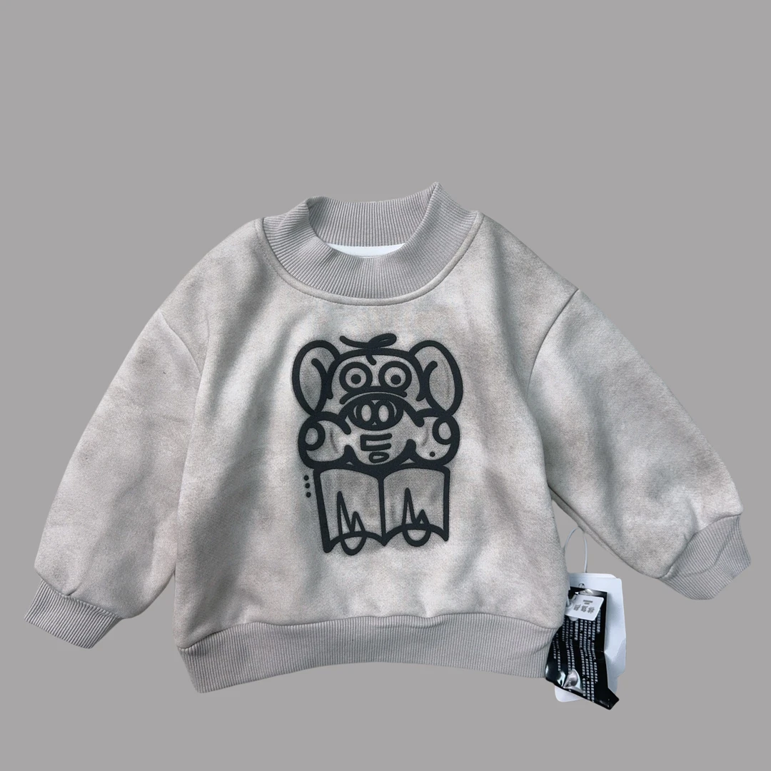 【棉逗熊品牌冬季】男童韩版冬季时尚休闲男童百搭卫衣-12187