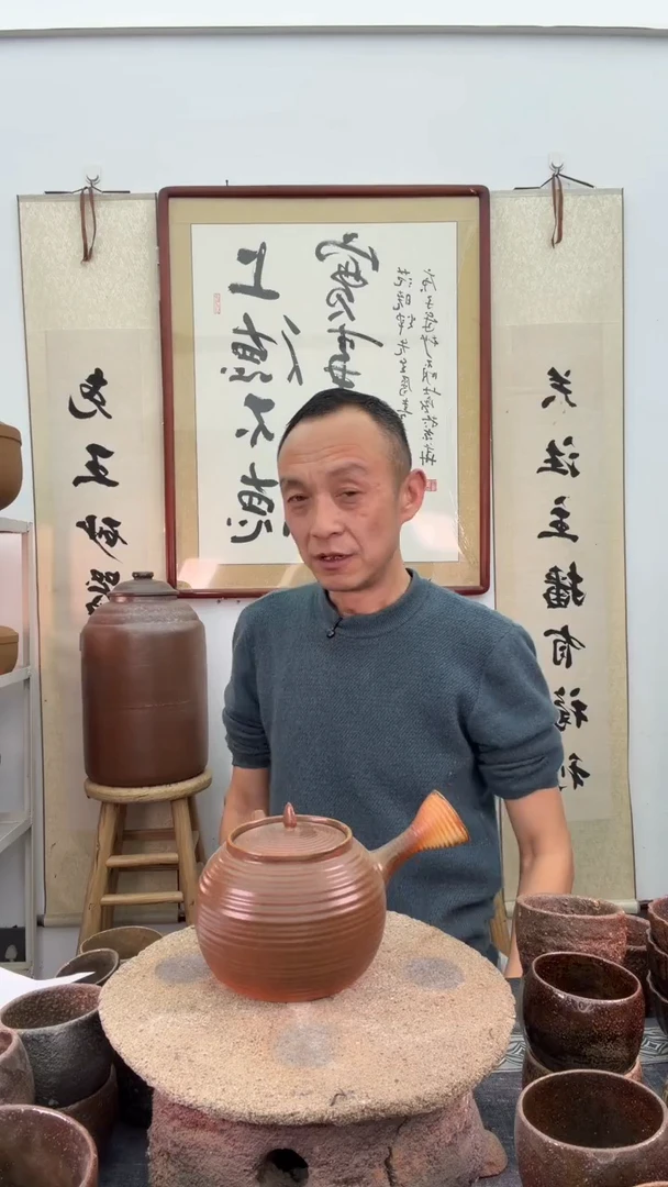 手工侧把壶非遗技艺500毫升+1斤大叶