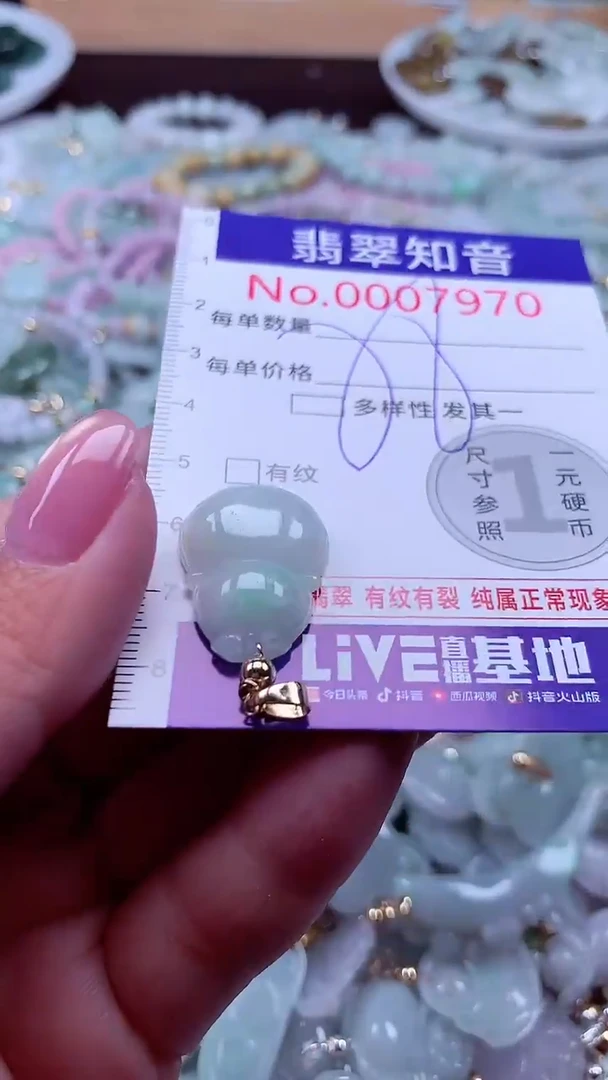 颈饰未镶嵌翡翠7970