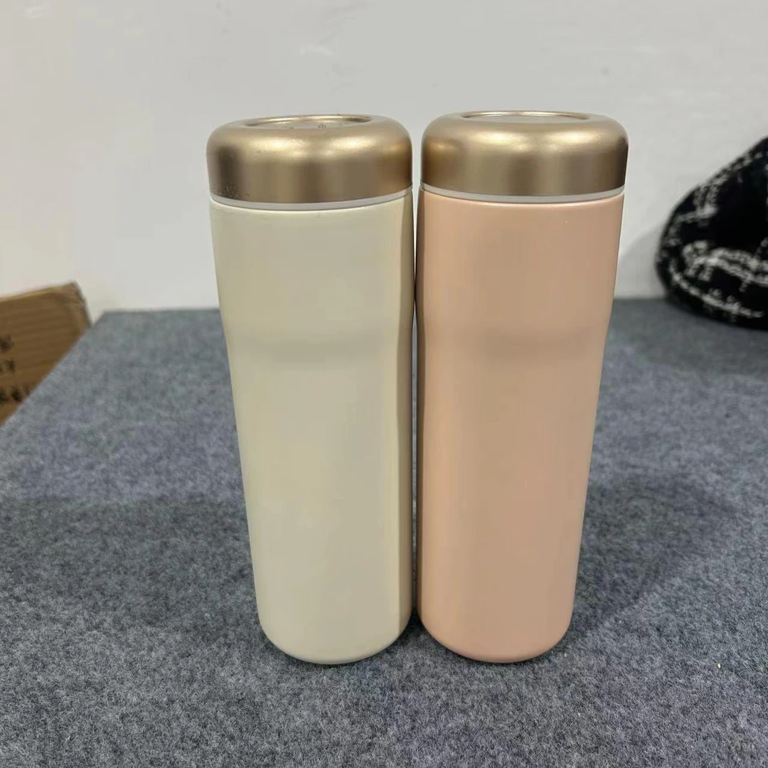 QHD-300轻量金盖保温杯便携直饮杯300ML