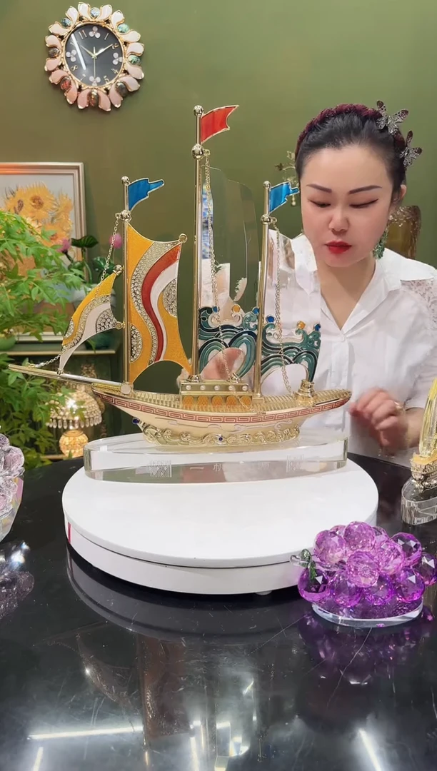 人造水晶一帆风顺大