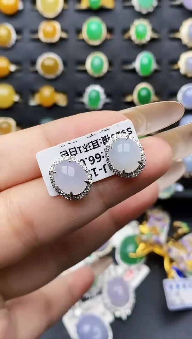 银S925镶嵌戒指翡翠2222