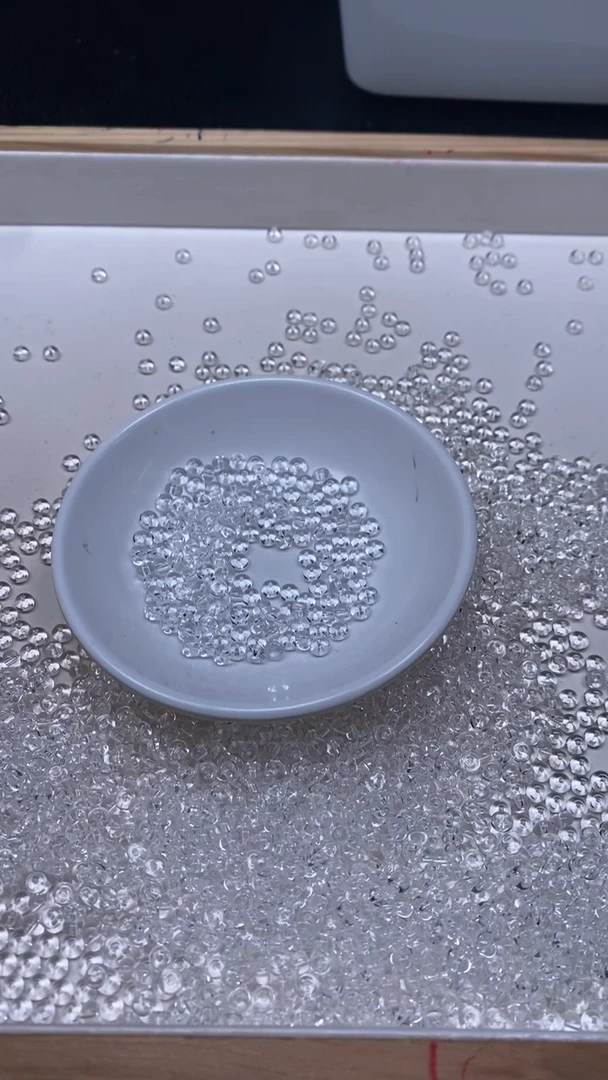 未镶嵌珠宝半成品水晶M668 白水晶2*4mm100个9.9元