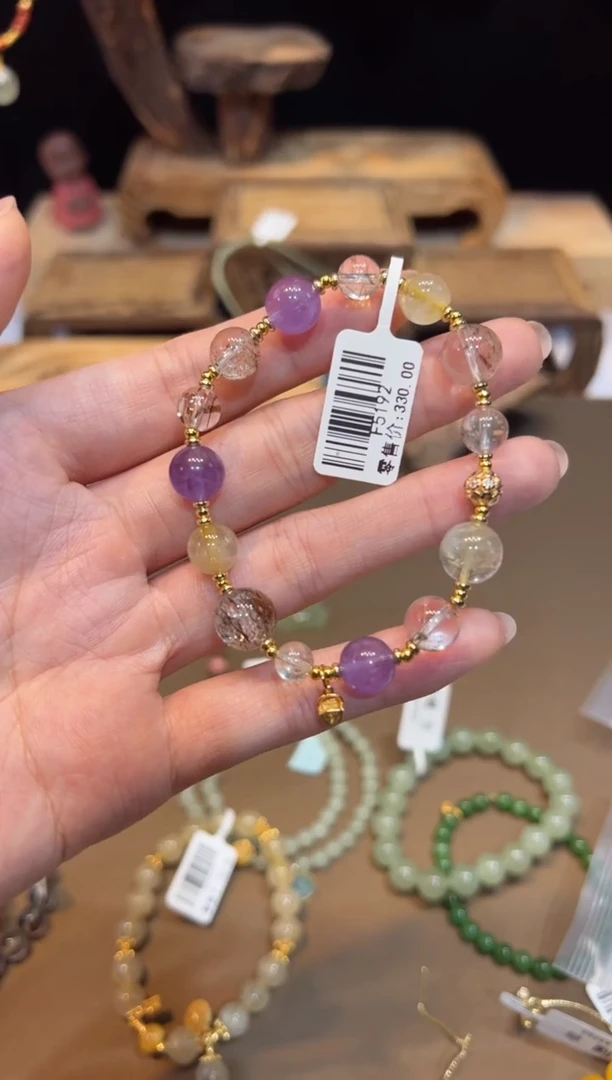 水晶手链未镶嵌手饰@@F5192