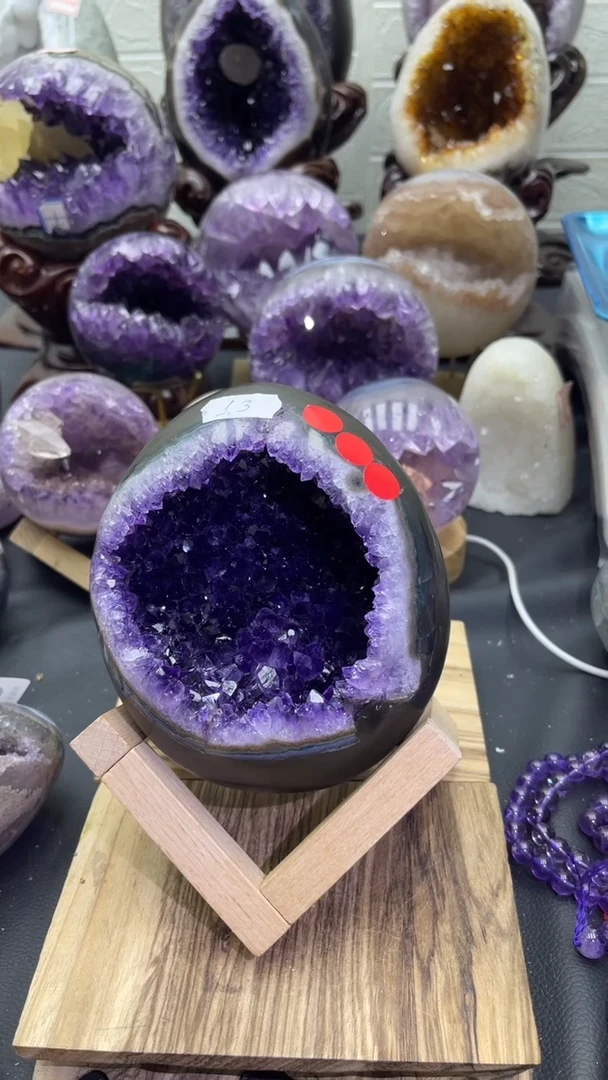 未镶嵌大型摆件（非配饰）紫晶116号龙蛋