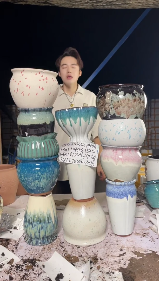 紫砂花盆紫砂花盆宜兴紫砂粗陶花盆