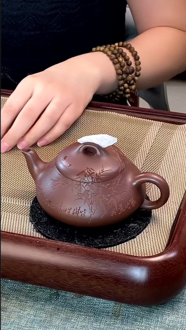 茶壶紫砂徐记福康 原矿紫砂 12