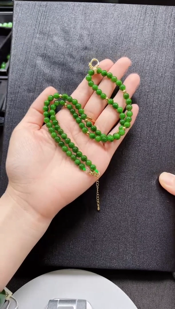 和田玉未镶嵌项链多样性发一