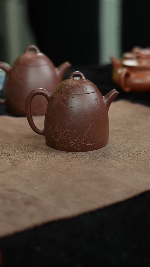 茶壶紫砂深*吴倩秦权