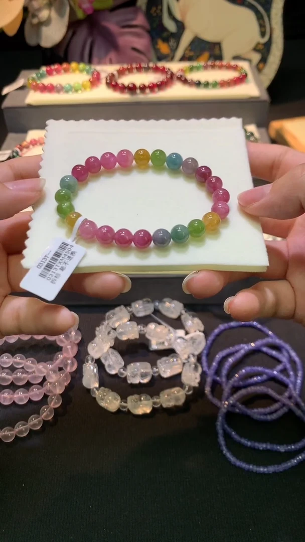 【闪购商品】手串未镶嵌碧玺7.5m碧玺单圈手串