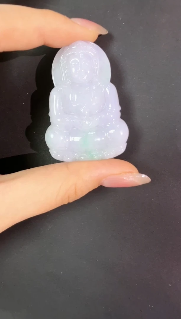 翡翠未镶嵌吊坠(赠链)观音