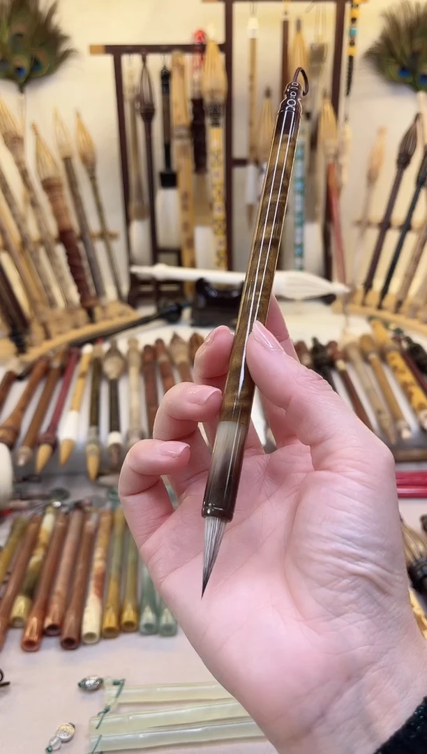 【清水试笔，拒绝蘸墨】墨琳笔庄毛笔1支