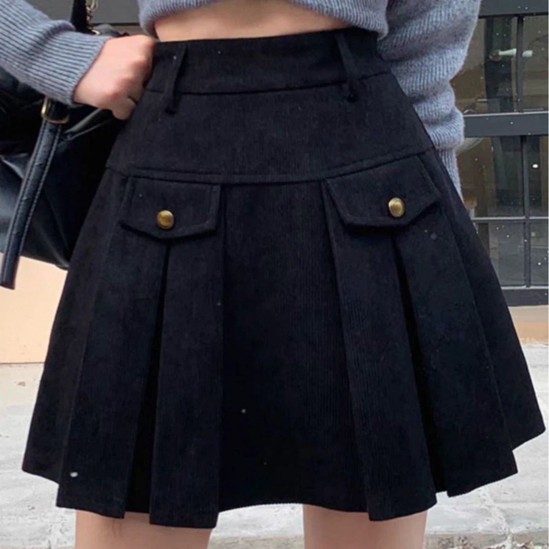 1396...新款休闲百搭短裙