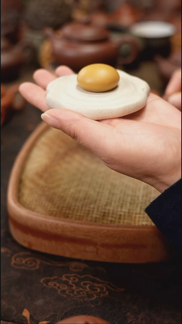 紫砂茶宠浪****仙紫砂荷包蛋