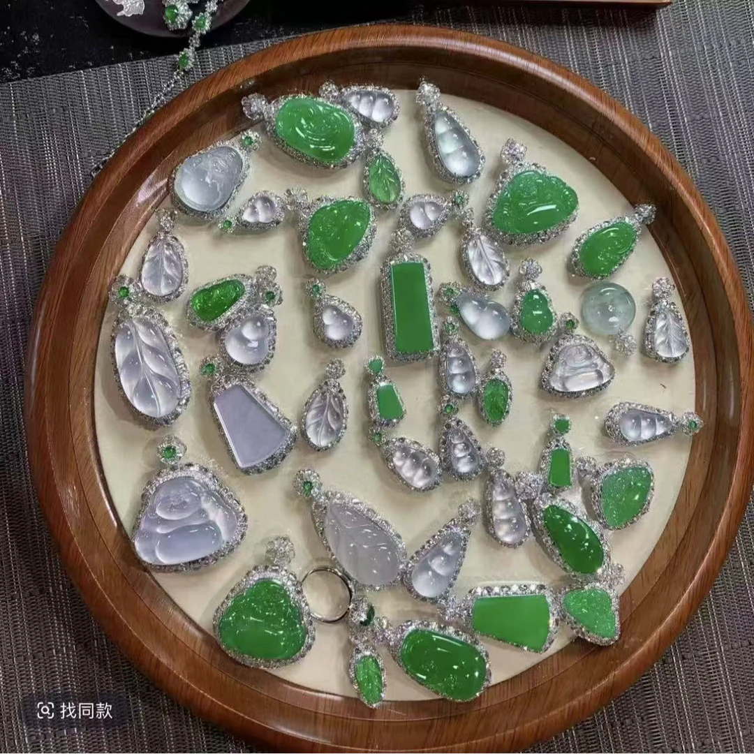 非金属仿水晶吊坠 时尚饰品挂坠仿水晶绿吊坠阳绿