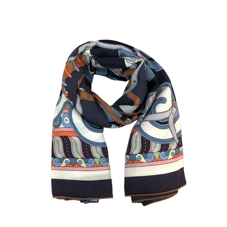 爱马仕/围巾/95新/羊绒/[251129RX0004]