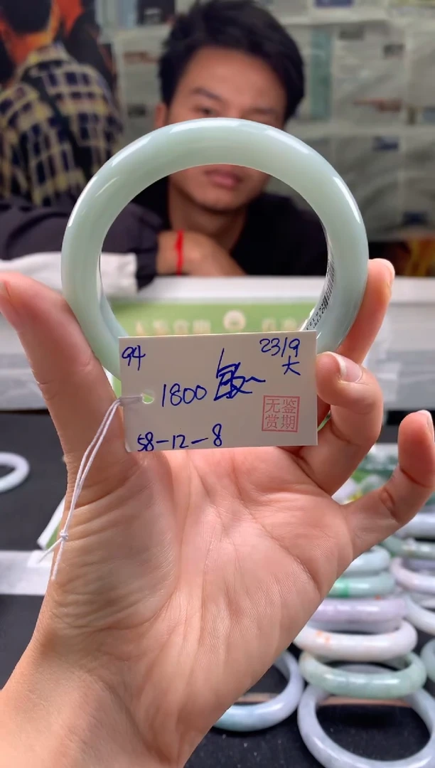 未镶嵌手镯翡翠❤***子翡翠手镯 下单联系小耳机#94