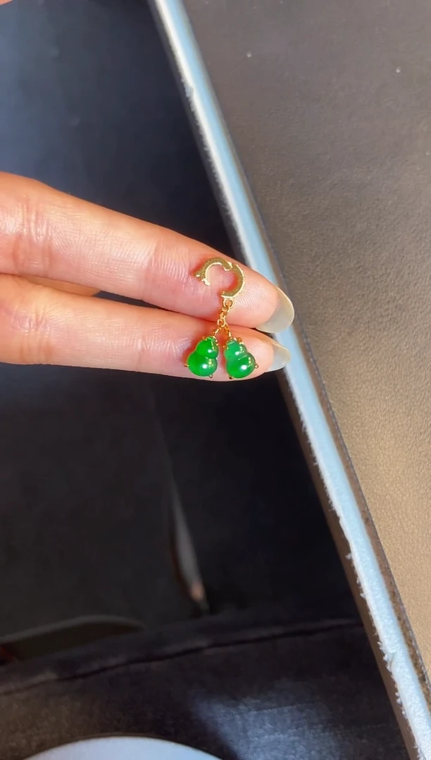 吊坠(不含链)银S925镶嵌翡翠1