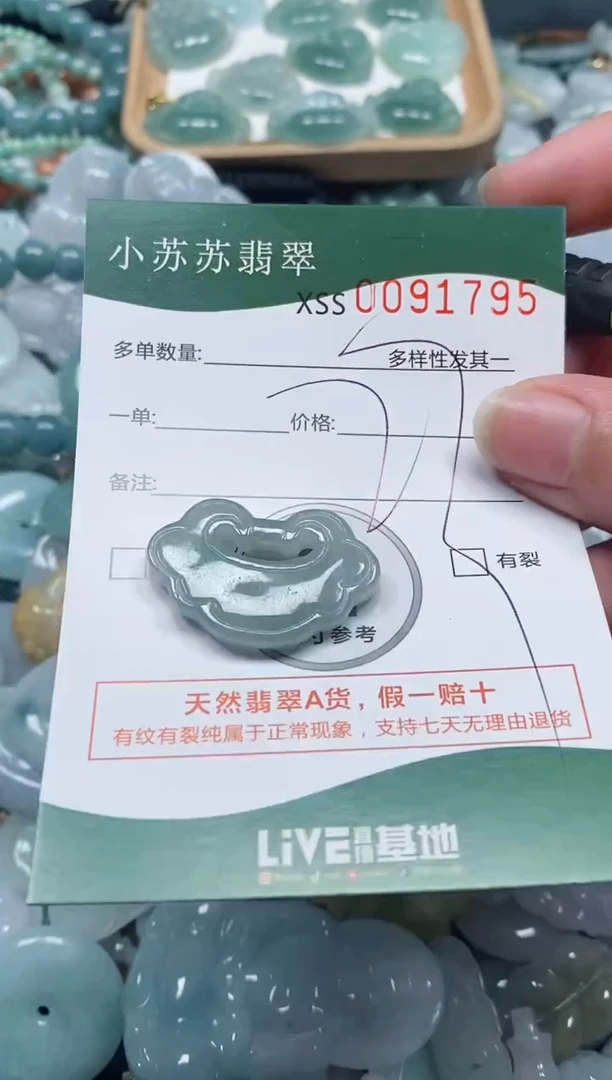 【闪购商品】翡翠颈饰未镶嵌闪购商品0091795