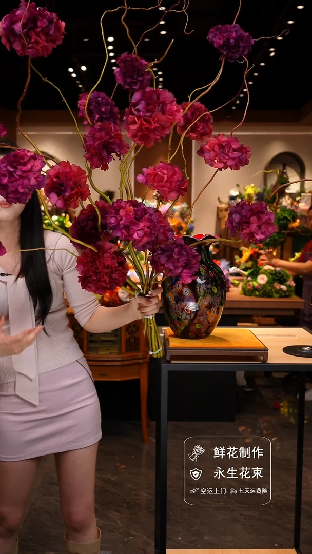 琉璃手工艺品手工花器花束空运包邮送货上门-以图片为准