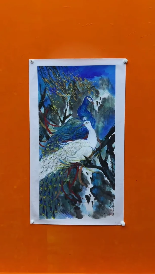 国画29朱建红  国画  8平尺