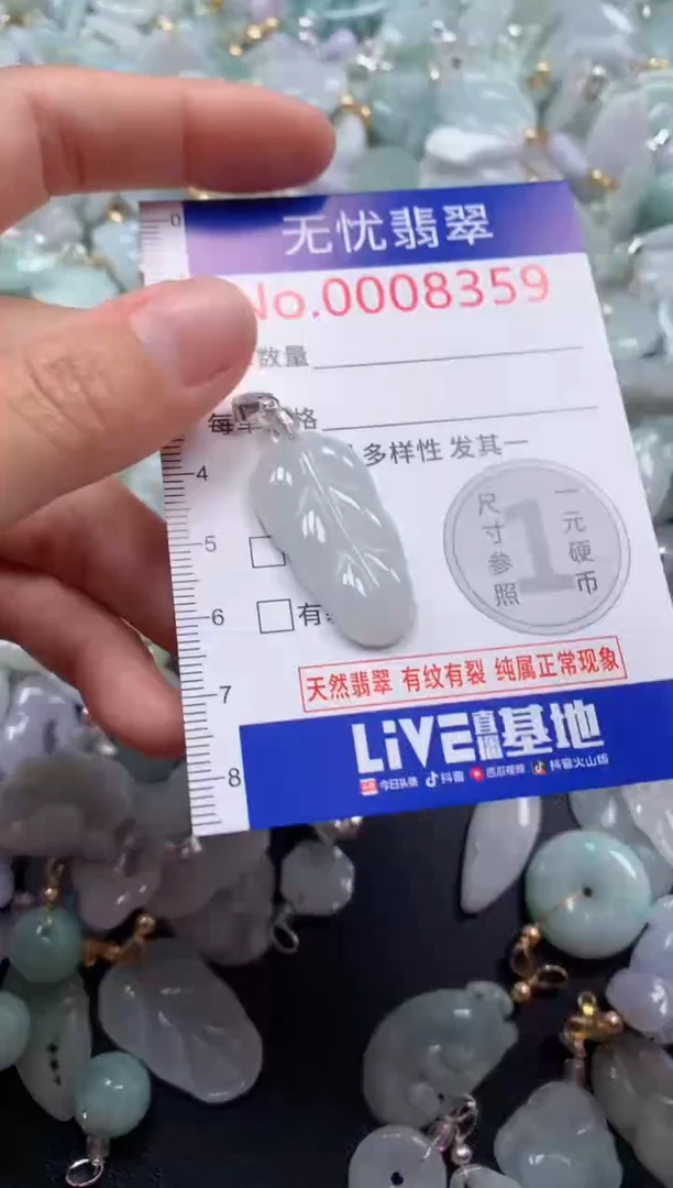 颈饰未镶嵌翡翠8359