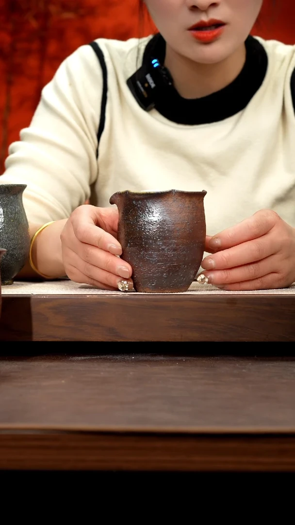 【闪购商品】紫砂茶壶粗砂老段公道杯59号